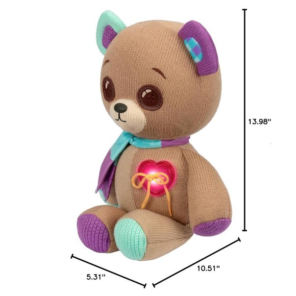 NEW Interactive 14" Teddy Bear Plush Toy 70+ Expressions and Reactions Feelings - Picture 3 of 15